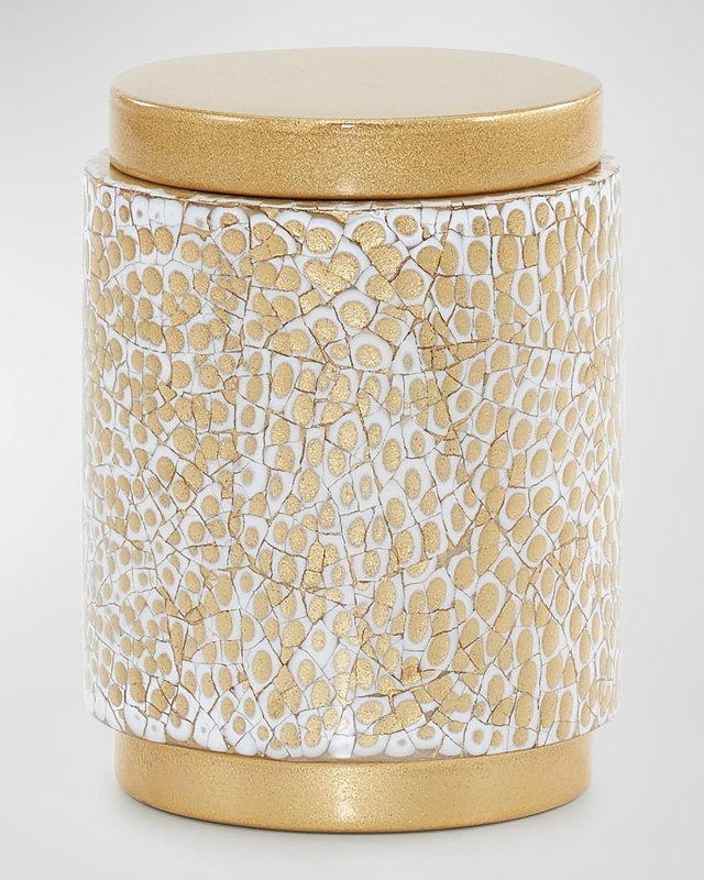 Ovate Eggshell Canister